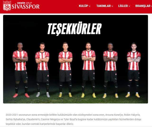 Sivasspor'da kıyım! Takımın yıldızlarıyla yollar ayrıledı