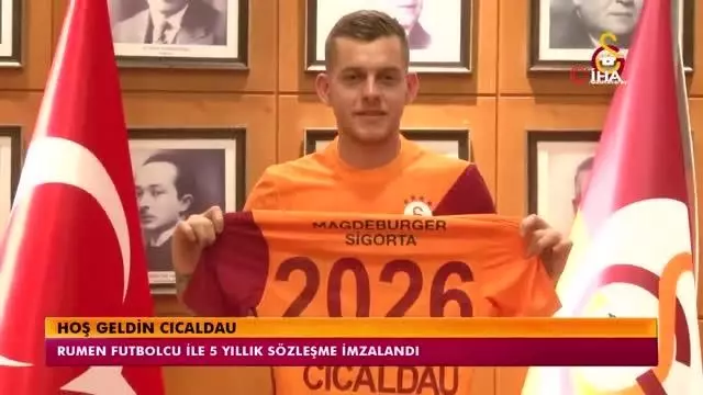 Alexandru Cicaldau: Galatasaray'a imza attığım için çok mutluyum