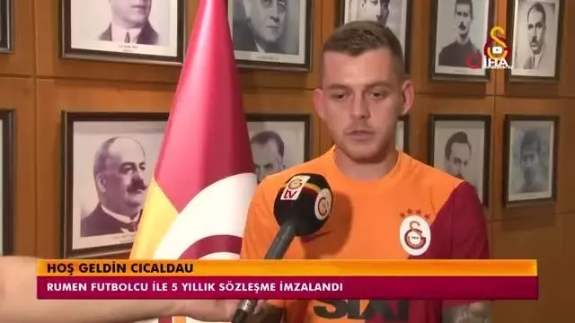 Alexandru Cicaldau: Galatasaray'a imza attığım için çok mutluyum