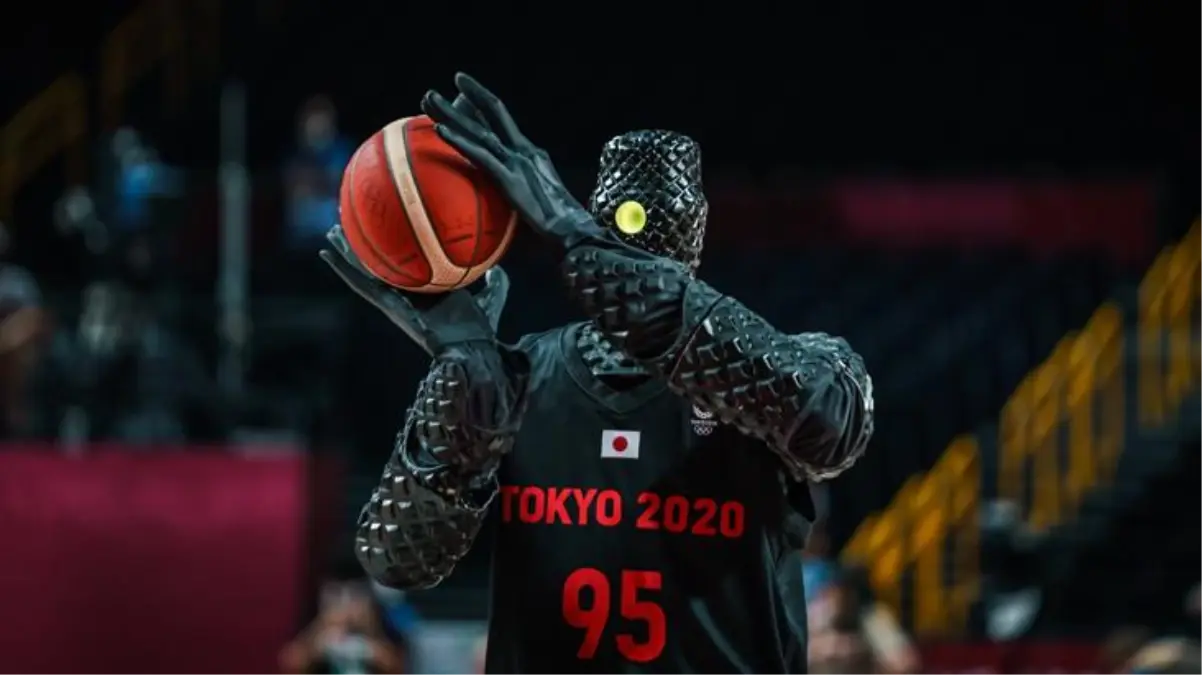 Olimpiyatlara damga vuran basketbolcu robot! Attığı her atış basket oldu