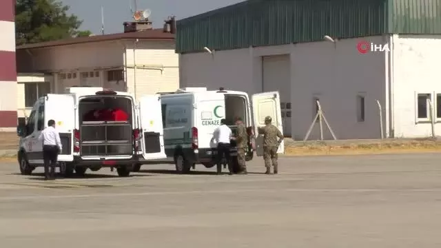 El Bab'ta şehitleri memleketlerine uğurlandı