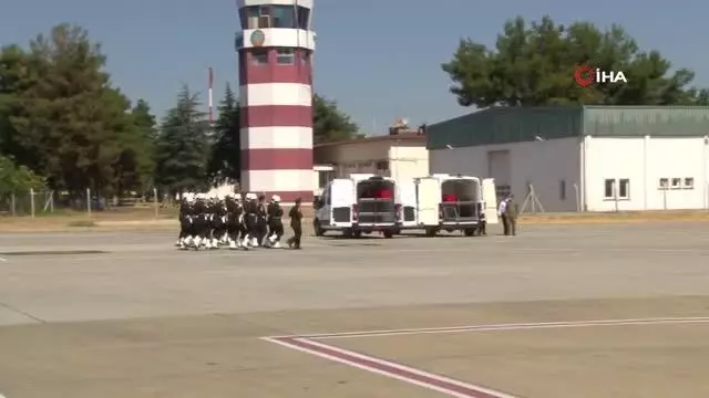 El Bab'ta şehitleri memleketlerine uğurlandı