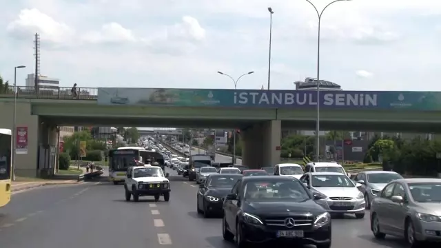 Maltepe'de drone destekli trafik denetimi