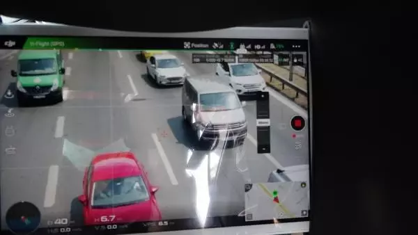 MALTEPE'DE DRONE DESTEKLİ TRAFİK DENETİMİ