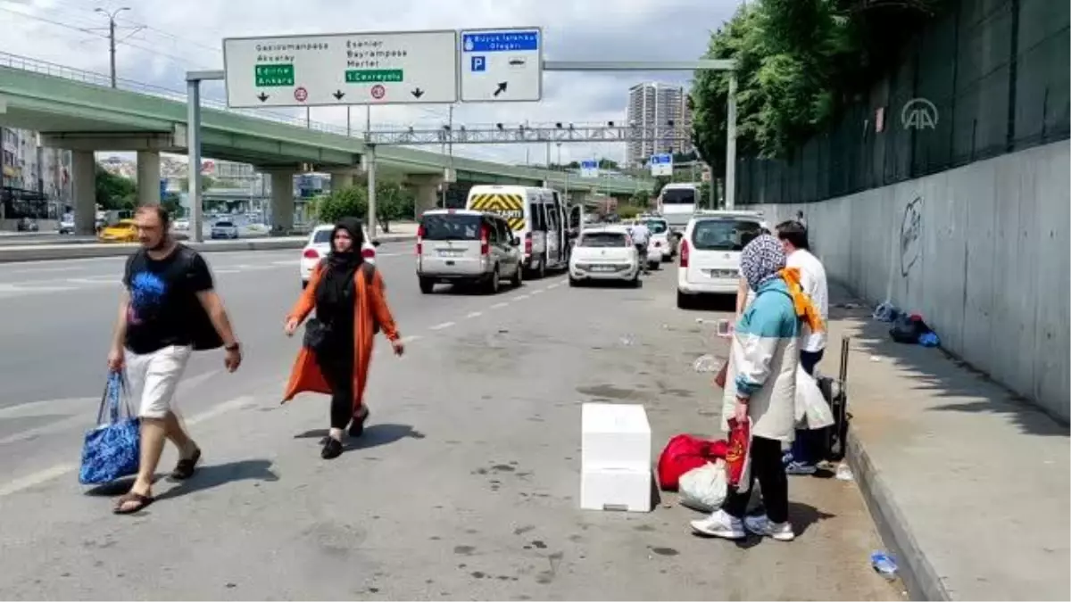 Otogarda, Kurban Bayramı tatili dönüş yoğunluğu devam ediyor