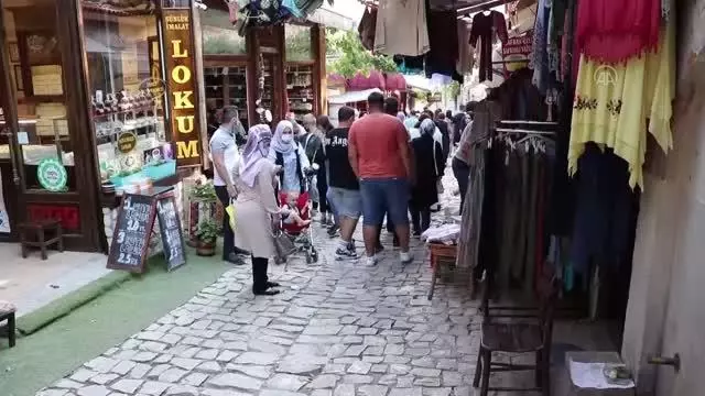 Safranbolu'da ziyaretçi yoğunluğu