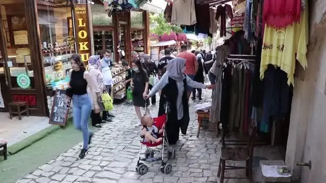 Safranbolu'da ziyaretçi yoğunluğu