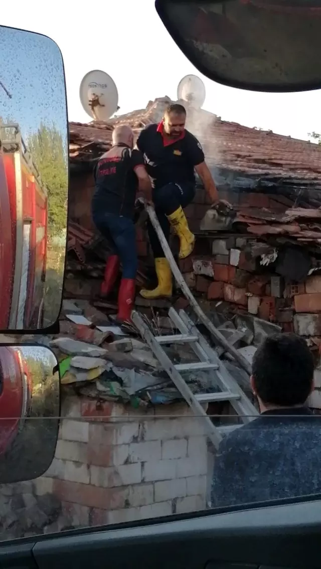 Son dakika haber: Tandırlık yangını korkuttu