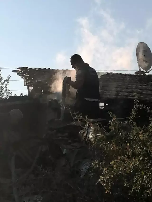 Son dakika haber: Tandırlık yangını korkuttu