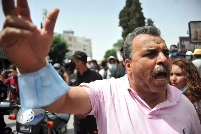 Son dakika haber: Tunus'ta hükümet karşıtı protesto