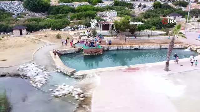 Ününü duyan şifa için bu havuza koşuyor, 1 dakika kalıp kendini dışarı atıyor