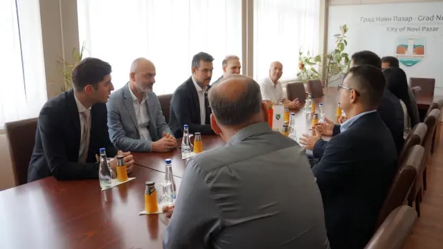 AK Parti Bursa milletvekilleri Esgin ve Işık, Sırbistan'ın Sancak bölgesinde temaslarda bulundu