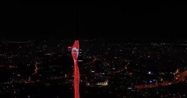 Çamlıca Kulesi, Kurban Bayramı'nda ziyaretçilerin ilgi odağı oldu