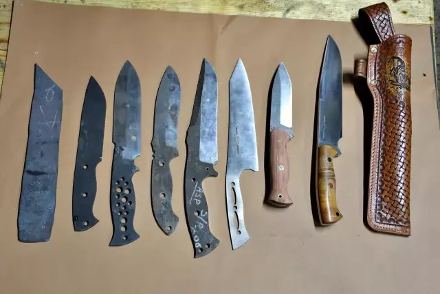 Abdulsamet ustanın bıçakları yurt dışında da alıcı buluyor