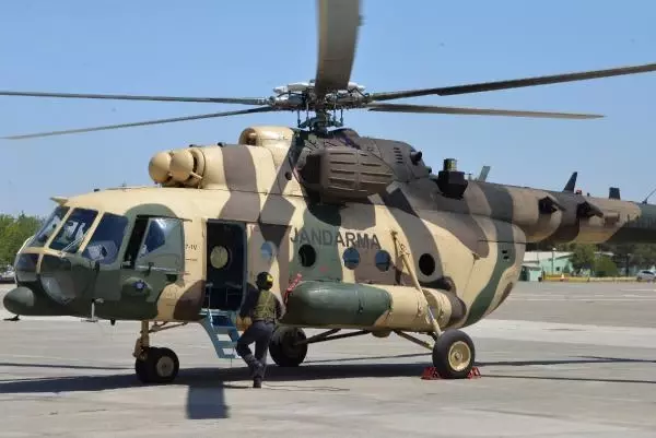 DİYARBAKIR'DA HELİKOPTERLİ TRAFİK DENETİMİ