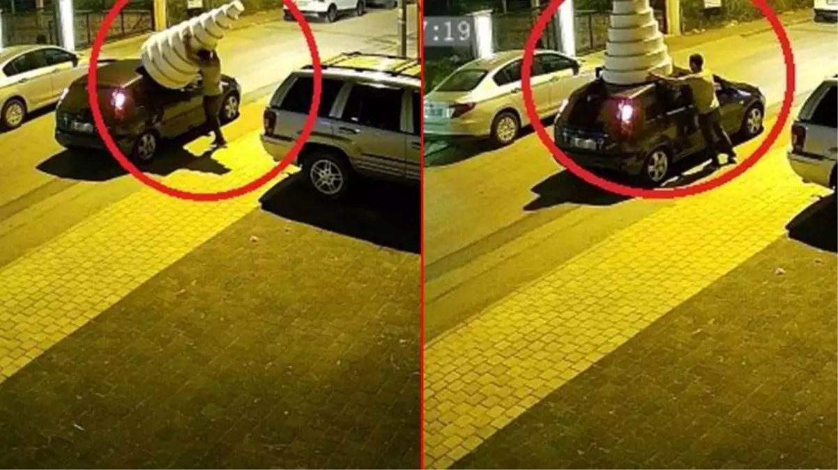 Dükkan sahibini bile şaşırtan hırsızlık! 10 katlı maket pastayı çalıp böyle kaçırdılar