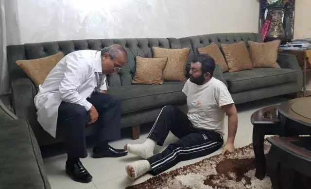 Filistinli gençlerin cesareti Türkmen doktorları duygulandırdı