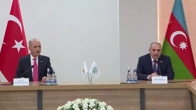 Azerbaycan Cumhurbaşkanı Aliyev, Kurtulmuş başkanlığındaki AK Parti heyetini kabul etti