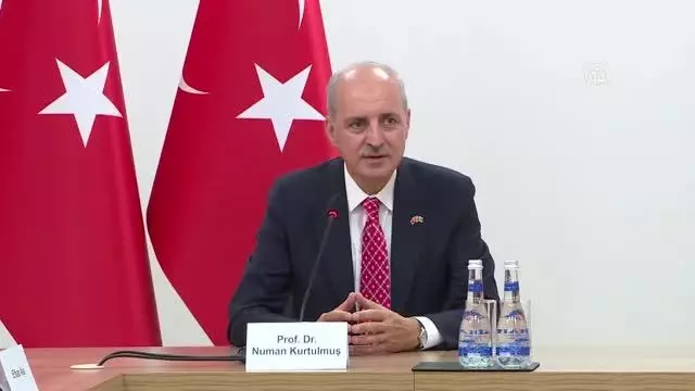Azerbaycan Cumhurbaşkanı Aliyev, Kurtulmuş başkanlığındaki AK Parti heyetini kabul etti