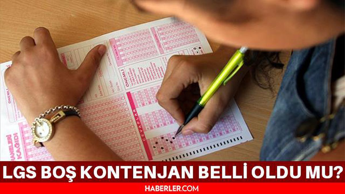 Son Dakika - LGS boş kontenjanlar ve okul taban puanları açıklandı mı 2021? LGS boş kotenjanlar belli oldu mu?