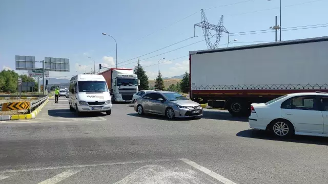 Seydişehir Antalya kara yolunda bayram tatilinden dönüş yoğunluğu