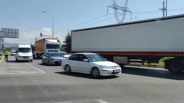 Seydişehir Antalya kara yolunda bayram tatilinden dönüş yoğunluğu