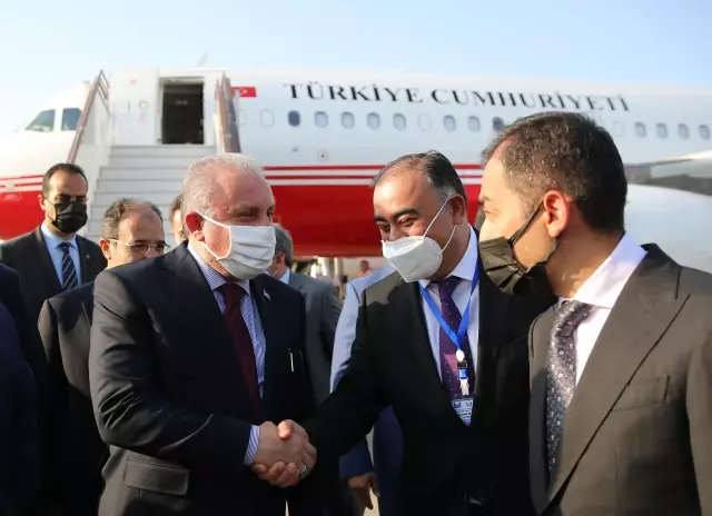 TBMM Başkanı Şentop, Azerbaycan'a geldi