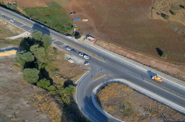 Bayram tatili dönüş trafiği helikopterle denetlendi