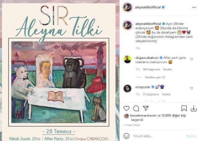 Aleyna Tilki evleniyor mu, şarkı klibi ne zaman? Aleyna Tilki evlenecek mi, kiminle? Aleyna Tilki'nin düğün davetiyesi hakkında bilgiler!