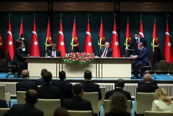 Cumhurbaşkanı Erdoğan, Angola Cumhurbaşkanı Lourenço ile ortak basın toplantısında konuştu Açıklaması