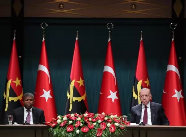 Cumhurbaşkanı Erdoğan, Angola Cumhurbaşkanı Lourenço ile ortak basın toplantısında konuştu Açıklaması