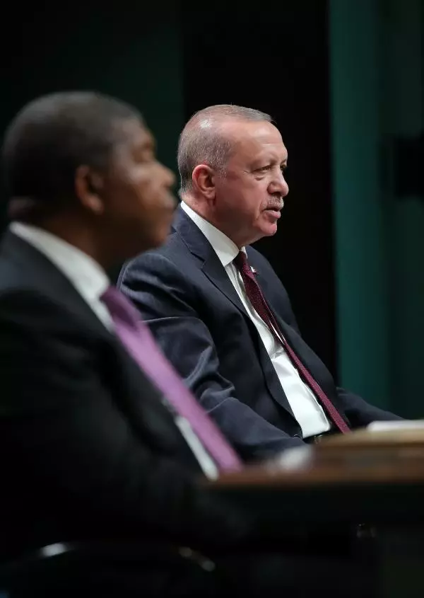 Cumhurbaşkanı Erdoğan, Angola Cumhurbaşkanı Lourenço ile ortak basın toplantısında konuştu Açıklaması