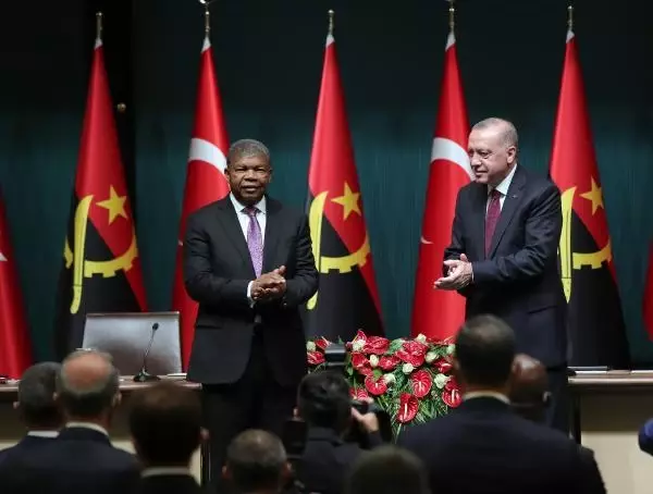 Cumhurbaşkanı Erdoğan, Angola Cumhurbaşkanı Lourenço ile ortak basın toplantısında konuştu Açıklaması