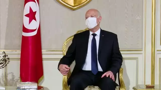 Cezayir Dışişleri Bakanı, Tunus'ta Cumhurbaşkanı Said ile görüştü