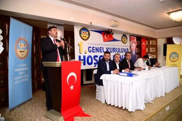 Kahramankazan Köprübaşı Esnaf ve Sanatkarlar Kooperatifinde Yılmaz, yeniden başkanlığa seçildi