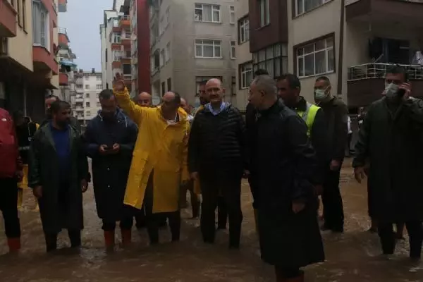 Rize ve Artvin'de beklenen yağış başladı (6)
