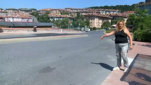 SARIYER'DE YOLDA YATAN KÖPEĞİ EZİP, YOLUNA DEVAM ETTİ