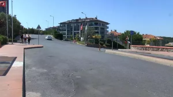 SARIYER'DE YOLDA YATAN KÖPEĞİ EZİP, YOLUNA DEVAM ETTİ