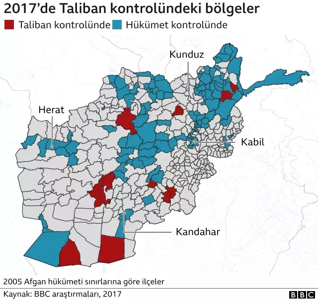 Taliban Afganistan'da kontrolü altındaki toprakları nasıl genişletti?
