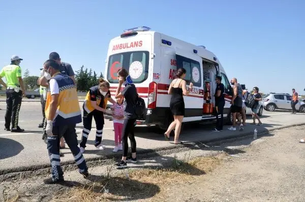 Tekirdağ'da zincirleme kaza: 7 yaralı