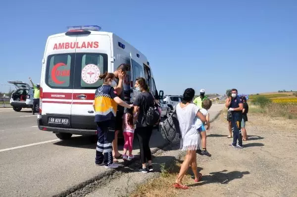 Tekirdağ'da zincirleme kaza: 7 yaralı