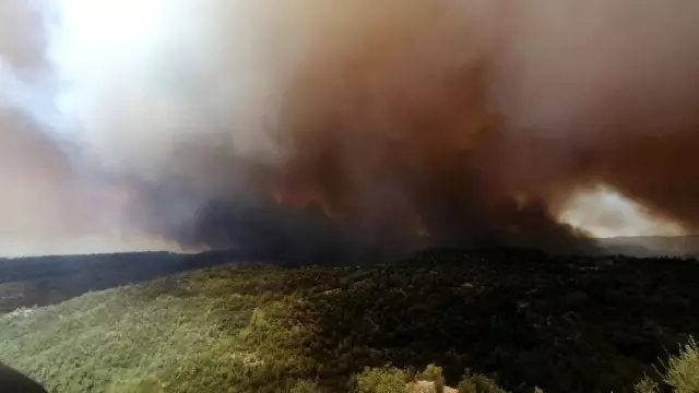 Antalya'da orman yangını