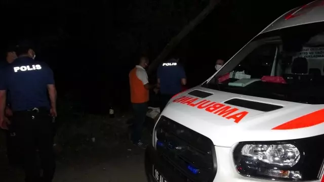Arkadaşlarıyla alkol alırken 4 metre yükseklikten dereye düştü