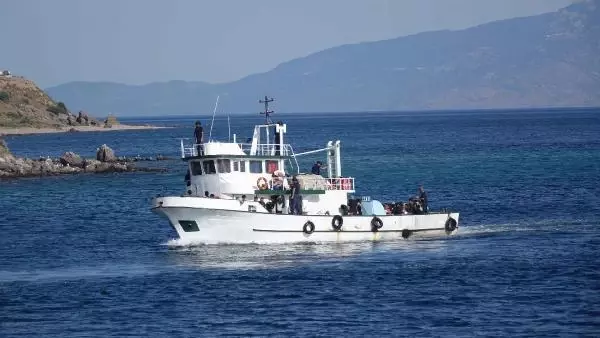 Ayvacık açıklarında teknede 231 kaçak göçmen yakalandı