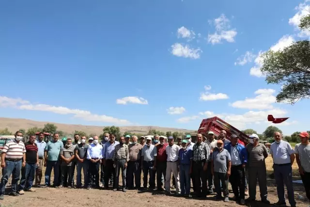 Çolakbayrakdar, Kızık'ta çiftçilerin buğday hasadına katıldı
