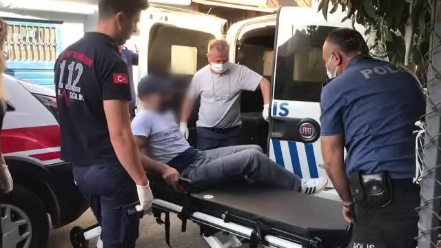 Hırsızlık şüphelisi kaçmak istediği sırada bileği kırılınca yakalandı