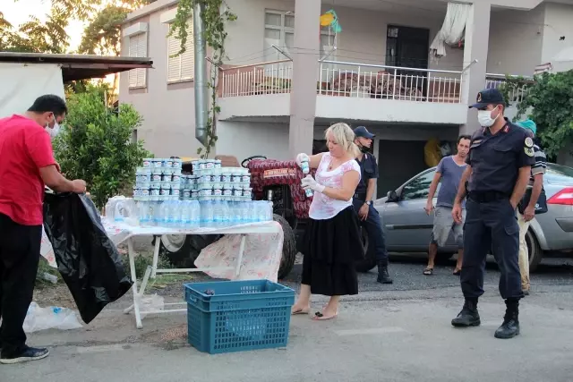 Komandolar yangın bölgesinde