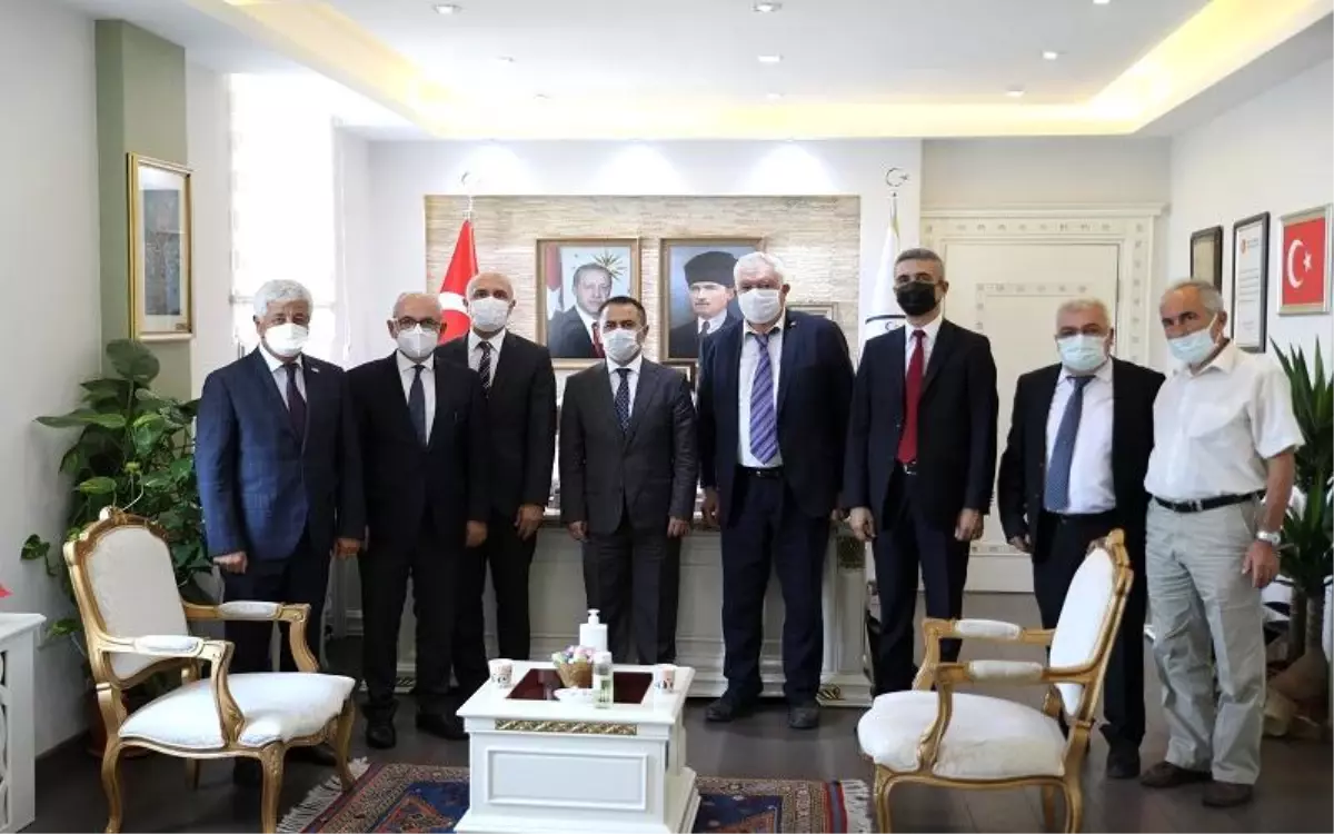 Madencilik Sektörünün Temsilcileri, Vali İlhami AKTAŞ'ı Ziyaret Ettiler