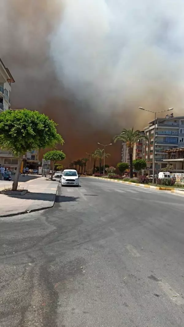 Son dakika: Manavgat'ta 4 noktada orman yangını (2) - Yeniden