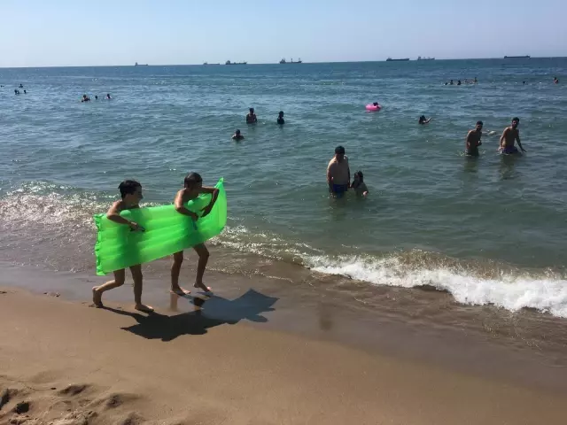 Mavi bayraklı İnkumu plajında boğulma vakası yaşanmadı